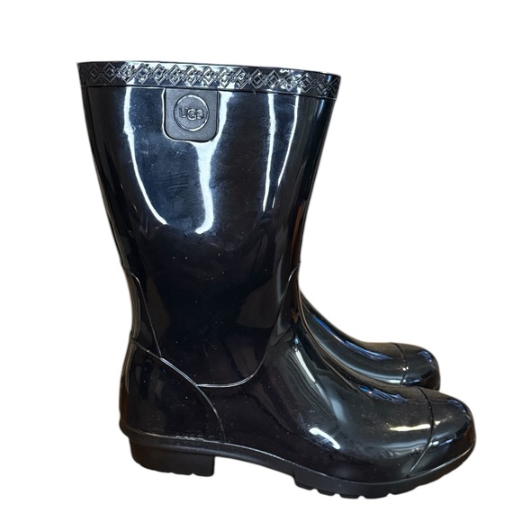UGG Other - UGG Raana Black Winter Rain Boots with Waterproof Material and Mid-Calf Height